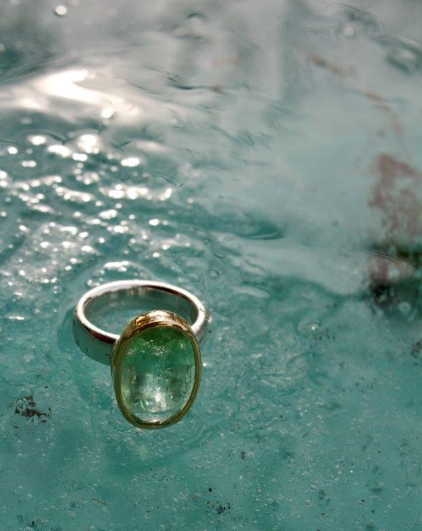 Ring Gold SilberTurmalin